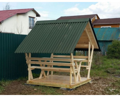 Беседка для дачи "Залавочка" в городской округ Зарайск мини